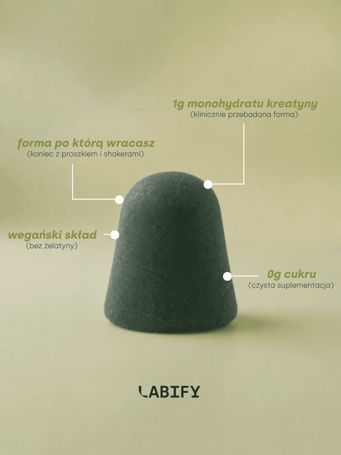 Kreatyna zielone jabłko w żelkach — zdjęcie 2